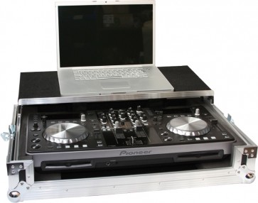 Flightcasepult t.Pioneer XDJ-R1 medieafspiller+ PC