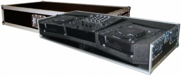 Danskbygget Luxus Flightcase CDJ+DJM mixer