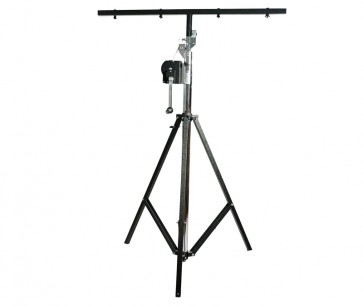 Wind-up stativ med T-bar- max. 4.0 mtr. / 85 kg