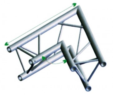 FT30 bro trekant 30x30 cm - 60 grader hjørne
