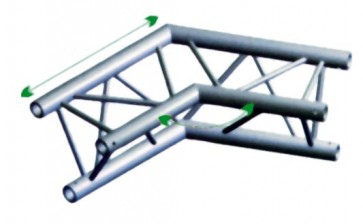FT30 bro trekant 30x30 cm - 120 grader hjørne