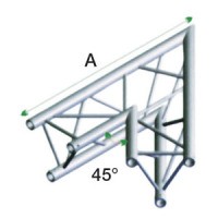 GT30 bro trekant 30x30 cm - 45 grader hjørne