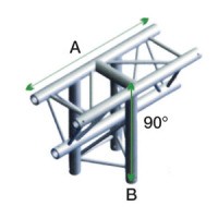 GT30 bro trekantet - "T" kryds vertikalt