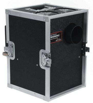 Hazebase Classic1300W industri røgmask.flightcase