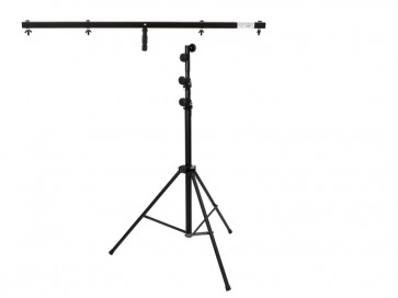 Lysstativ med T-bar 3,2m. max 30 kg sort
