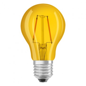 Gul LED pære E27 2,5W