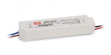 LED strømforsyning 12V DC 18W IP67 indstøbt
