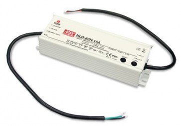 LED strømforsyning 24V DC 80W IP67 indstøbt