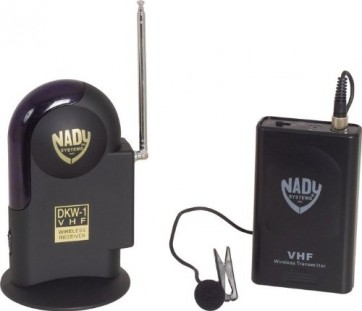 Trådløs VHF knaphulsmikrofon og modtager omnidirek