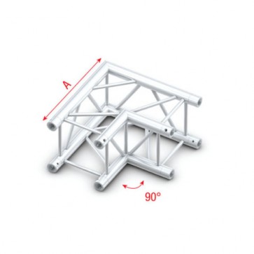 PQ30 bro firkant 30x30 cm - 90 grader hjørne