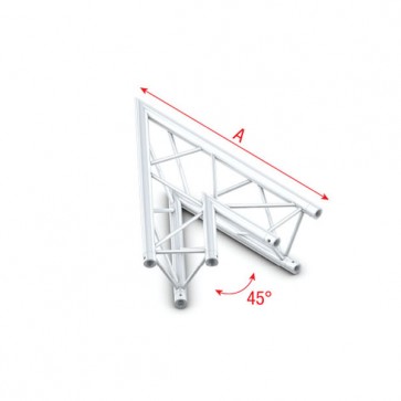 PT30 bro trekant 30x30 cm - 45° hjørne