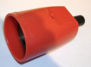 Dansk 230V hun kabelstik med jord - slagfast