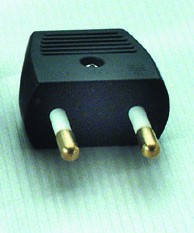 Dansk 230V hanstik til kabel - stødsikker