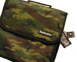 Technics bag, camouflage til 25 stk 12" plader