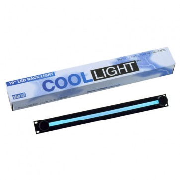 19" LED Racklight 1U med hvidt lys
