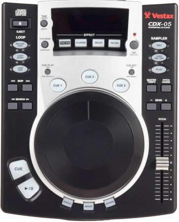 Vestax CDX05 enkelt scratch CD sort