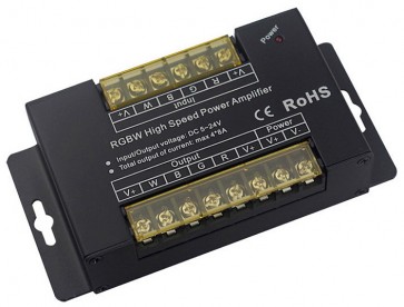 LED RGBW strømforsynings repeater 4x8A 12-24V