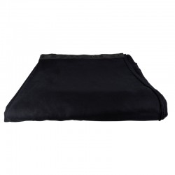 Wentex Molton Bagtæppe 3m. bred x 3,5m. høj, sort