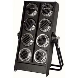 Stage Blinder 8 DMX - 8 x 650W, sort