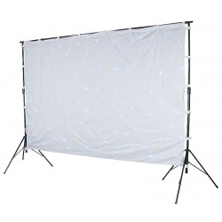 Star Sky I- hvid LED stjernetæppe 2x3m. hvid diode