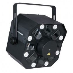 Showtec Dominator 3-in-1 DMX laser/effekt/strobe