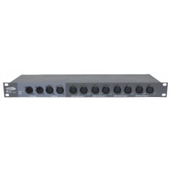 Showtec DB-1-4 - DMX splitter/booster 3+5 pol. out
