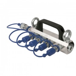 CO2 3/8 Q-Lock kobling 4-vejs distribution