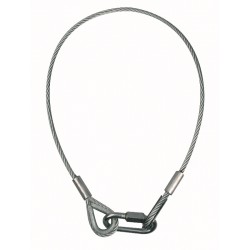 100 cm sikkerhedswire - 8 mm - BGV-C1 certificeret