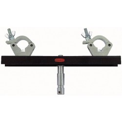 Doughty bro-holder m. clamps og spigot justerbar