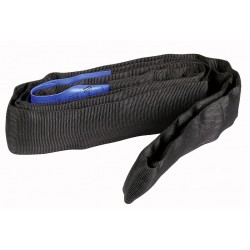 Sling 1 ton - 1m arb. længde - sort - certificeret