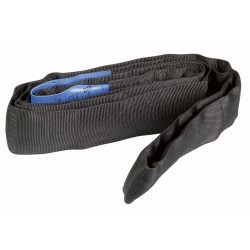 Sling 2 ton 1 m. arb. længde - sort - certificeret