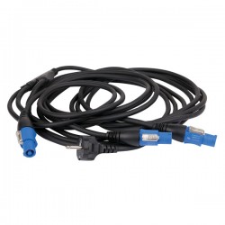 Schuko -> Neutrik Powercon 3-vejs splitter