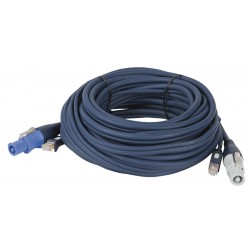 Powercon & RJ45 multikabel - 50cm