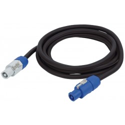 Powercon input -> output kabel 0,5m