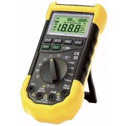 5 i en Multimeter: dB, AC/DC, termo- og luxmeter