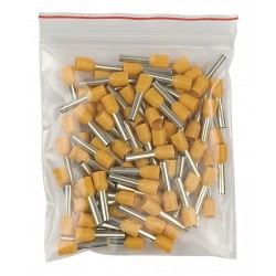 Showtec terminal 4mm2 - 12mm orange, 1000 stk.