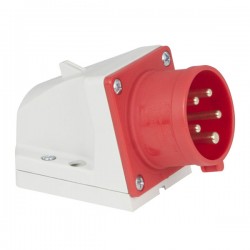 CEE 16A 400V 5p Wallmount Male