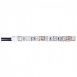 LED bånd RGB 60 dioder/mtr 12V IP20 5mtr. rulle