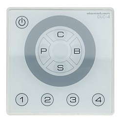 Domotion DLC-4 LED dimmer og vægstyring DMX, hvid