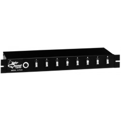 Tænd/sluk panel med 8 kontakter og IEC stik
