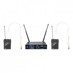 DAP EDGE EHS-2 trådløs UHF sæt med 2 stk beltpack