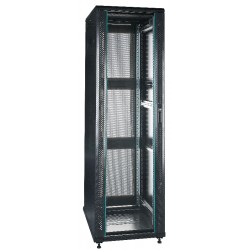 19" Server-rack i 42U med glas i frontdør