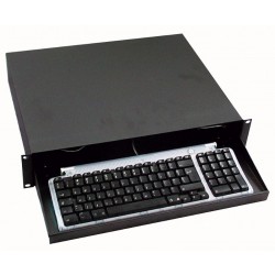 19" keyboardskuffe 2U