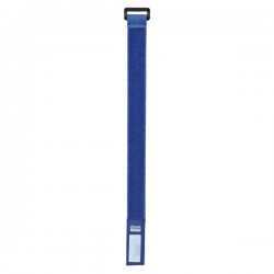 Kabelstrop m. velkro 27,5cm/2,5cm blå - 10 stk.