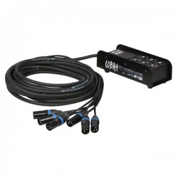 CobraX 6-vejs XLR Stagesnake 10 mtr.