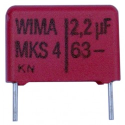 2,2µF plast kondensator, Wima
