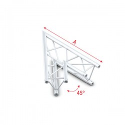 DT22 deco bro trekantet - hjørne 45 grader