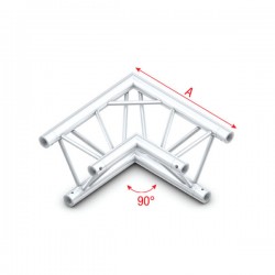 DT22 deco bro trekantet - hjørne 90 grader