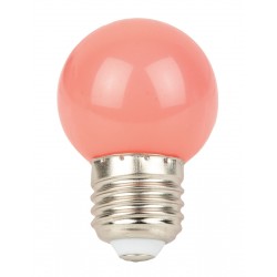 LED pære 1W pink 45mm.