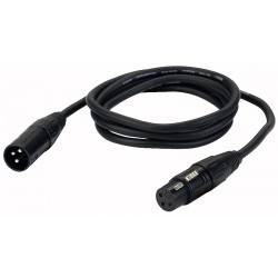 XLR line- og mikrofon kabel - 3 mtr.